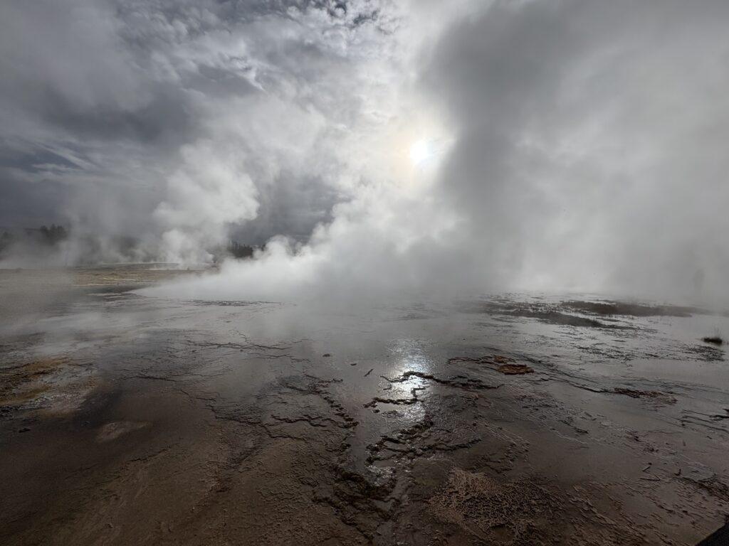 Black sand basin trail